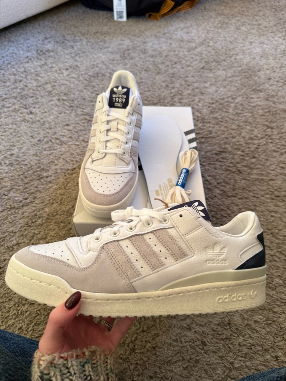 Kith x Adidas Forum Low Sneakers - Size M 10.5